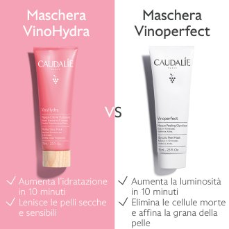 Caudalie Vinohydra Maschera Crema Idratante - Adatta per pelle secca e sensibile - 75 ml