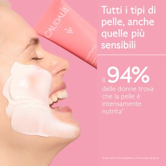 Caudalie Vinohydra Maschera Crema Idratante - Adatta per pelle secca e sensibile - 75 ml