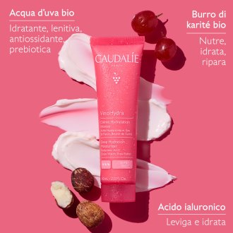 Caudalie Vinohydra Crema Idratazione Intensa - Crema viso idratante per pelle secca - 60 ml