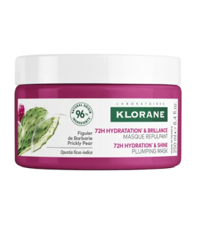 Klorane Maschera al Fico d'India - Maschera per capelli idratante ed illuminante - 250 ml