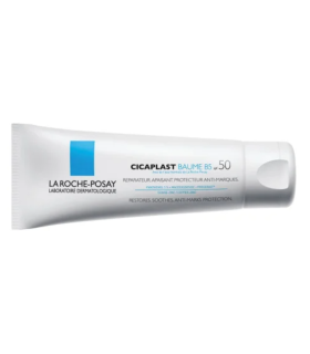 La Roche Posay Cicaplast Baume B5 + SPF 50 - Balsamo lenitivo per pelle irritata di adulti e bambini - 40 ml