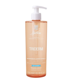 Bionike Triderm Detergente Corpo e Capelli - Detergente delicato per pelle sensibile - 750 ml