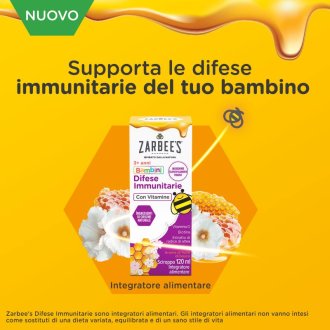 Zarbee's Difese Immunitarie Bambini - Integratore per il sistema immunitario dei bambini - 120 ml