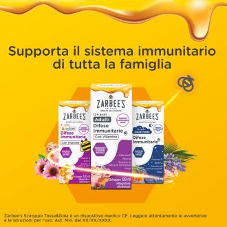 Zarbee's Difese Immunitarie Bambini - Integratore per il sistema immunitario dei bambini - 120 ml