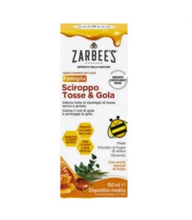 Zarbee's Sciroppo Tosse & Gola - Sciroppo per tosse secca e tosse grassa - 150 ml