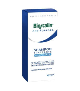 Bioscalin Shampoo Antiforfora - Shampoo trattante purificante per capelli normali e grassi - 400 ml