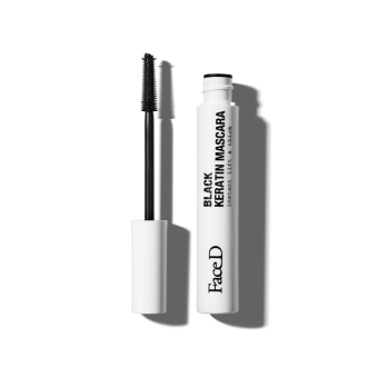 FaceD Black Keratin Mascara - Mascara waterproof rinforzante effetto volume - 10 ml