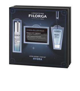 Filorga Cofanetto di Natale 2024 Hydra Hyal - Hydra Hyal siero 30 ml + Hydra Hyal crema 15 ml + Hydra Filler Mask 1 maschera