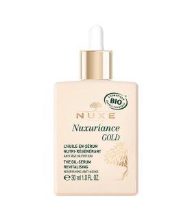 Nuxe Nuxuriance Gold Olio Siero Nutri-Rigenerante - Siero viso anti-età per pelle secca - 30 ml