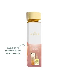 Nuxe Cofanetto Natale 2024 Cracker Huile Prodigieuse - Olio prodigioso secco 30 ml + olio doccia prodigioso 100 ml