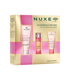 Nuxe Cofanetto di Natale 2024 Very Rose - Gel doccia 100 ml + Acqua profumata 30 ml + crema mani e unghie