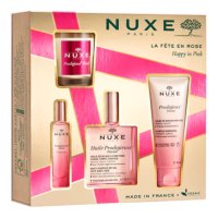 Nuxe Cofanetto di Natale 2024 Prodigieuse Florale Collection - Olio secco floreale + profumo + olio doccia + candela per ambienti