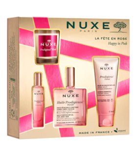 Nuxe Cofanetto di Natale 2024 Prodigieuse Florale Collection - Olio secco floreale + profumo + olio doccia + candela per ambienti