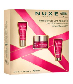 Nuxe Cofanetto di Natale 2024 Merveillance Lift - Crema effetto lifting 50 ml + Contorno occhi 15 ml + Crema notte 15 ml