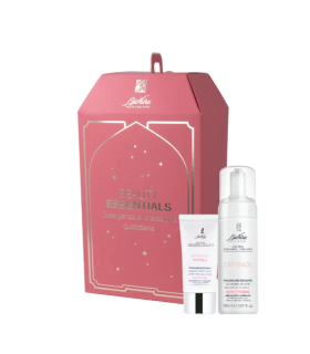 Bionike Defence Cofanetto di Natale 2024 Beauty Essentials - Mousse detergente + Defence Hydra crema idratante ricca 