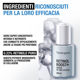 Neutrogena Duo Antietà e Protezione - Retinol boost siero notte intenso + Fluido idratante viso SPF 50 