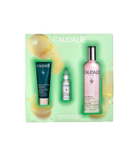 Caudalie Cofanetto di Natale 2024 Acqua Di Bellezza - Eau de Beauté 100 ml + Vinoperfect siero 10 ml + Maschera Instant Detox 15 ml