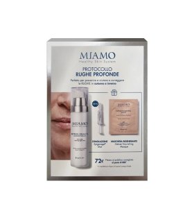 Miamo Protocollo rughe profonde - Confezione con Retinol cream + 1 fiala di Epigenage Shot + Maschera monodose Intense Nourishing