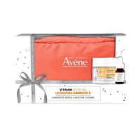 Avene Cofanetto di Natale Vitamin Activ Cg- Crema viso illuminante + Siero viso illuminante + Pochette