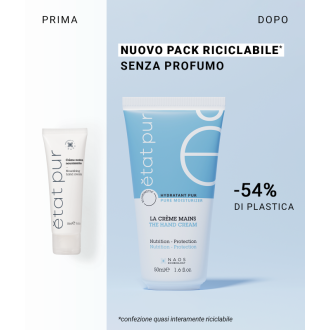 Etat Pur Crema Mani Nutriente - Crema idratante per mani secche e screpolate - 50 ml