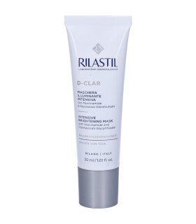 Rilastil D-Clar Maschera Illuminante Intensiva - Maschera viso idratante ed uniformante - 30 ml