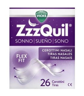 ZzzQuil Nasal Strips - Cerottini nasali per respirare e dormire meglio - 26p pezzi