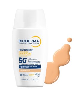 Photoderm Xdefense Ultra Fluid SPF50+ - Fluido solare viso colorato detossinante - Tinta 02 - 40 ml
