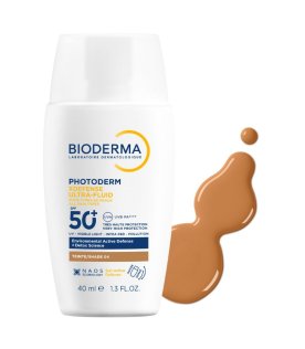 Photoderm Xdefense Ultra Fluid SPF50+ - Fluido solare viso colorato detossinante - Tinta 04 - 40 ml
