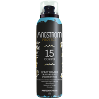 Angstrom Spray Solare Trasparente SPF15 - Spray solare corpo resistente all'acqua - Limited edition 2025 - 150 ml