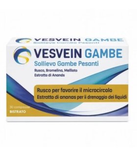 Vesvein Gambe Sollievo - Integratore alimentare per gambe pesanti - 30 compresse