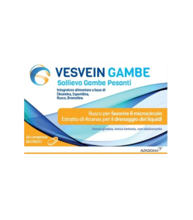 Vesvein Gambe Sollievo - Integratore alimentare per gambe pesanti - 60 compresse