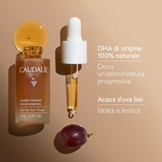 Caudalie Gocce Solari Autoabbronzanti - Gocce abbronzanti per viso e collo - 15 ml