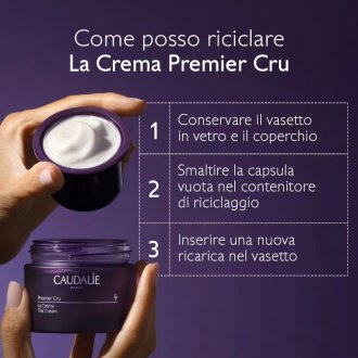 Caudalie Premier Cru Crema Ricarica - Refill crema viso anti-età globale - 50 ml - Nuova formula