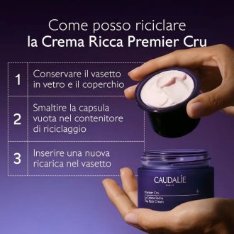 Caudalie Premier Cru Crema Ricca Ricarica - Refill crema viso per pelle secca - 50 ml - Nuova formula Caudalie Premier Cru Crema Ricca Ricarica - Refill crema viso per pelle secca - 50 ml - Nuova formula