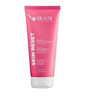 Rilastil Skin Reset Olio Latte Struccante Detergente - Struccante nutriente e lenitivo - 200 ml