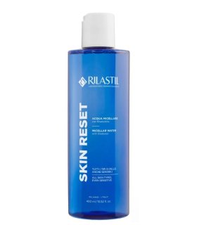 Rilastil Skin Reset Acqua Micellare - Struccante senza risciacquo per viso e occhi - 400 ml