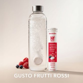 Somatoline Hydrop - Integratore energetico a base di vitamine e minerali - Gusto frutti rossi - 20 compresse effervescenti Somatoline Hydrop - Integratore energetico a base di vitamine e minerali - Gusto frutti rossi - 20 compresse effervescenti