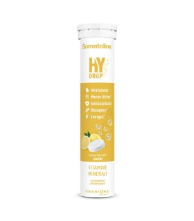 Somatoline Hydrop - Integratore energetico a base di vitamine e minerali - Gusto limone - 20 compresse effervescenti