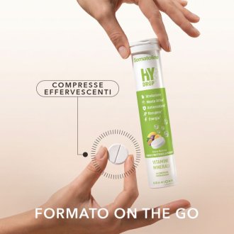 Somatoline Hydrop - Integratore energetico a base di vitamine e minerali - Gusto mango - 20 compresse effervescenti