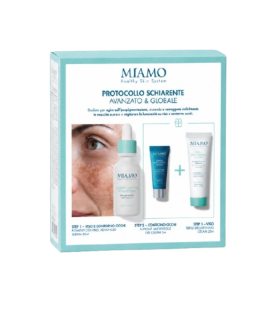 Miamo Protocollo Schiarente Avanzato & Globale - Pigment control advanced siero + Supreme anti-fatigue eye cream + Triple brightening cream 