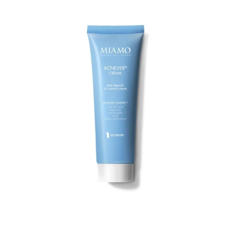 Miamo Acnever Cream - Trattamento anti-imperfezioni per pelle grassa a tendenza acneica - 50 ml - Nuova formula Miamo Acnever Cream - Trattamento anti-imperfezioni per pelle grassa a tendenza acneica - 50 ml - Nuova formula