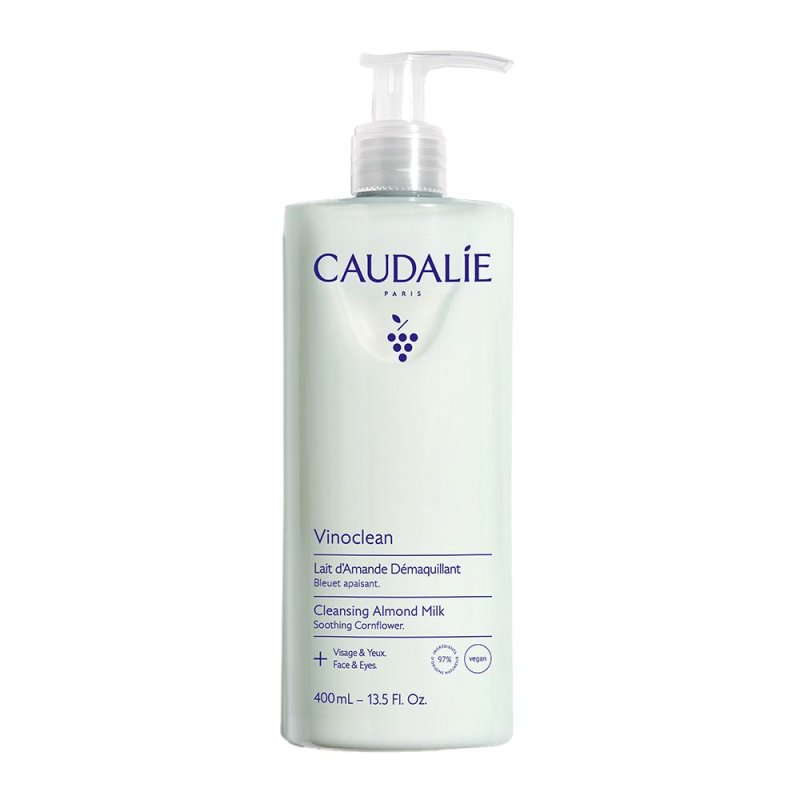 Caudalie Vinoclean Latte di Mandorla Struccante - Adatto anche per pelle sensibile - 400 ml Caudalie Vinoclean Latte di Mandorla Struccante - Adatto anche per pelle sensibile - 400 ml
