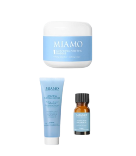 Miamo Cofanetto 2025 Protocollo Punti Neri - AHA\BHA purifying cleanser + Salicylic acid exfoliator 2% + Cleansing Purifying Masque 