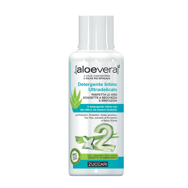 Aloevera 2 Detergente Intimo Ultradelicato - Contro secchezza ed  irritazione intima - 250 ml