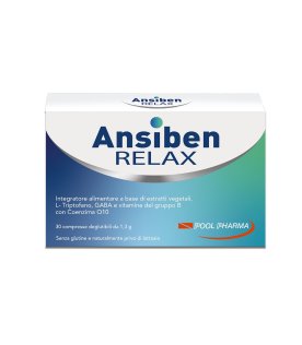 Ansiben Relax - Integratore contro Ansia e Stress - 30 Compresse