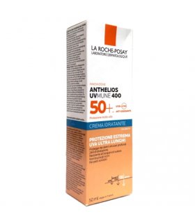 Anthelios UVmune 400 Crema Idratante SPF50+ Colorata - Protezione solare molto alta per il viso - 50 ml