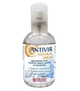 Antivir Natural Spray - Spray Igienizzante per mani, superfici ed abiti - 100 ml