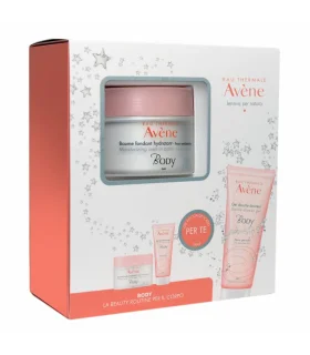 Avene Cofanetto Natale Body - Balsamo corpo fondente idratante 250 ml + Gel doccia delicato 100 ml