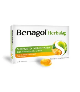 Benagol Herbal 24 Pastiglie Miele