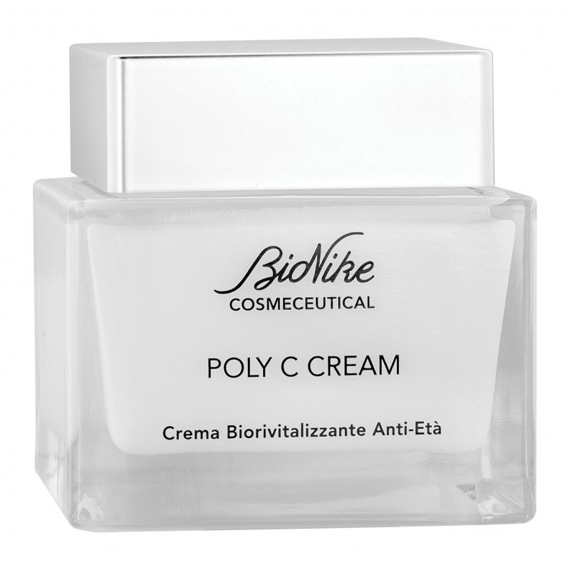 Bionike Cosmeceutical Poly C Cream - Crema biorivitalizzante antietà per prime rughe - 50 ml